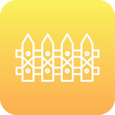 Çitin vektör illüstrasyonu