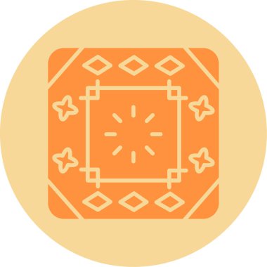 Döşeme. Web simgesi basit illüstrasyon