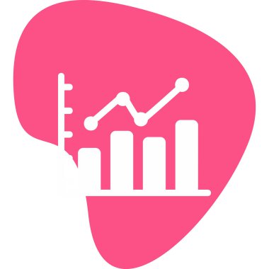 bar çizelgesi simgesi, vektör illüstrasyonu 