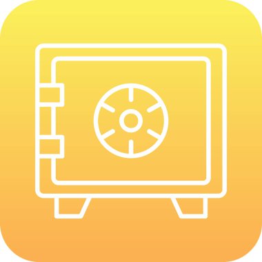 güvenli simge vektör illüstrasyonu 