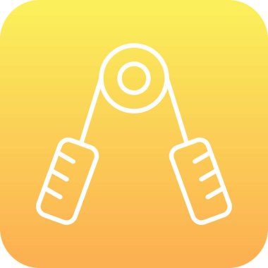 El Kavrama Ağı simgesi basit illüstrasyon