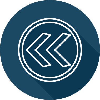 Arrow ağ simgesi, vektör illüstrasyonu