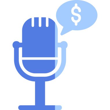 Para podcast simgesi, özet biçimi 