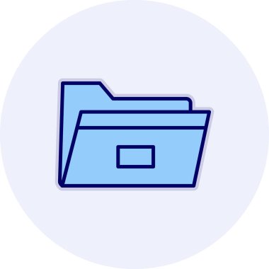 Dosya. Web simgesi basit illüstrasyon 