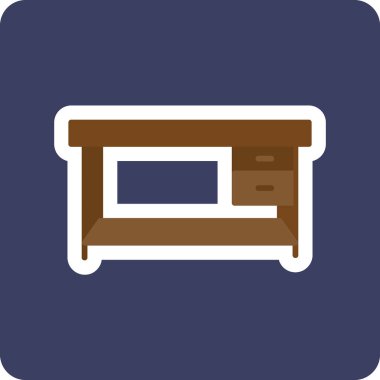 Resepsiyon simge vektör çizim 