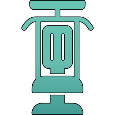 Modern Gym Machine simgesinin vektör çizimi         