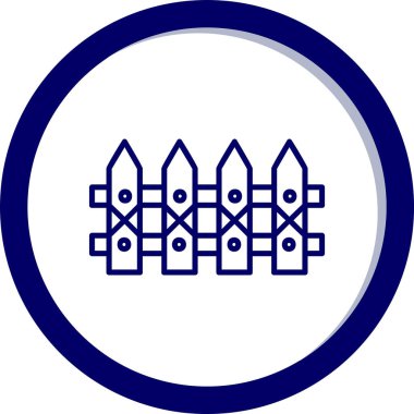 Çitin vektör illüstrasyonu