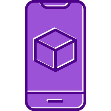 Görüntüde Artırılmış Gerçeklik simgesine sahip akıllı telefon 