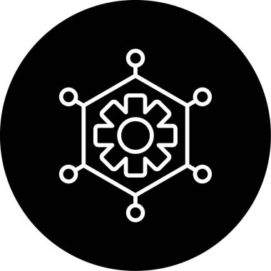 vector illustration of modern Algorithm icon            