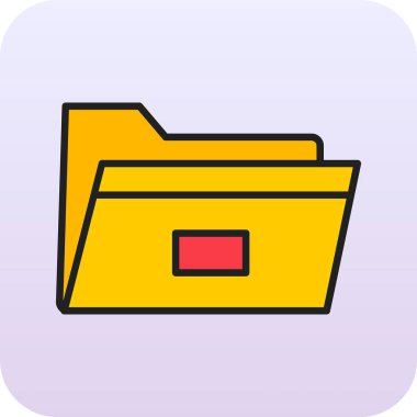 Dosya. Web simgesi basit illüstrasyon 