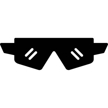 Gözlük. Web simgesi basit illüstrasyon 