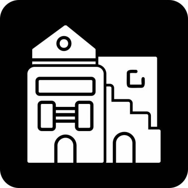 vektör evi oluşturma simgesi, modern tasarım illüstrasyonu 