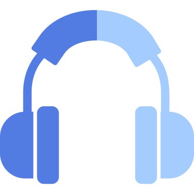 Kulaklık. Web simgesi basit illüstrasyon 