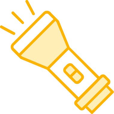 el feneri. Web simgesi basit illüstrasyon