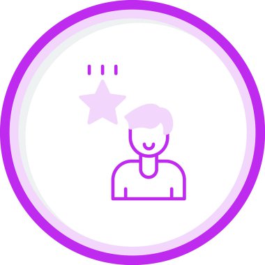 Hırs simgesi, vektör illüstrasyonu 