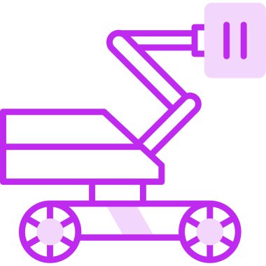 Hava Kaldırma simgesi, vektör illüstrasyonu basit tasarım