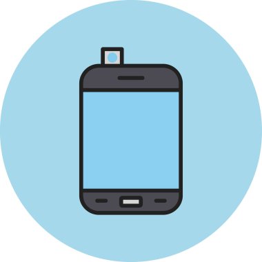 Smartphone web simgesi, vektör çizim 
