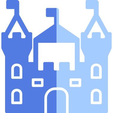 Castle vektör resimleme tasarımı