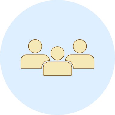 Seyirci Web simgesi vektör illüstrasyonu