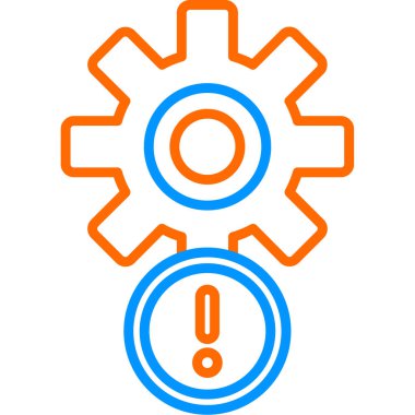 uyarı simgesi vektör illüstrasyonu