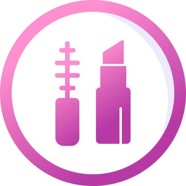 Makyaj Ağı simgesi basit illüstrasyon 