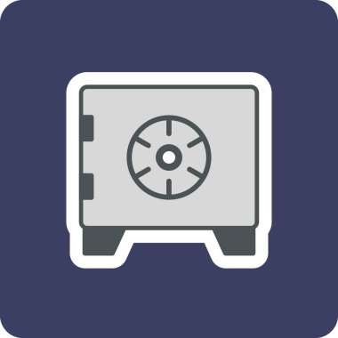 güvenli simge vektör illüstrasyonu 