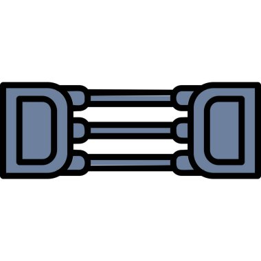 Göğüs açıcı simgesinin web illüstrasyonu