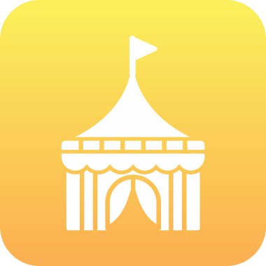 Sirk çadırının vektör çizimi