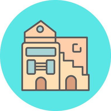 vektör evi oluşturma simgesi, modern tasarım illüstrasyonu 