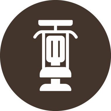 Modern Gym Machine simgesinin vektör çizimi         