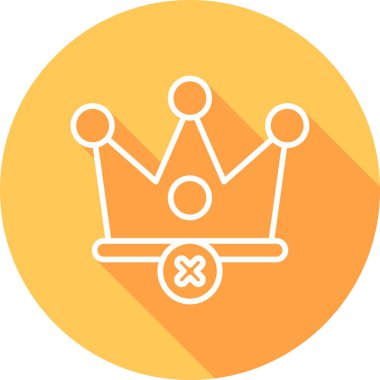 İtibar kaybı web simgesi, vektör illüstrasyonu