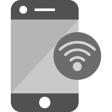 wifi vektör simgesi modern basit illüstrasyon 