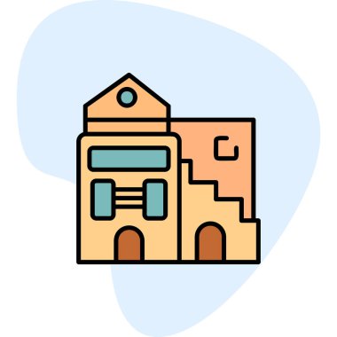 vektör evi oluşturma simgesi, modern tasarım illüstrasyonu 