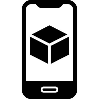 Görüntüde Artırılmış Gerçeklik simgesine sahip akıllı telefon 