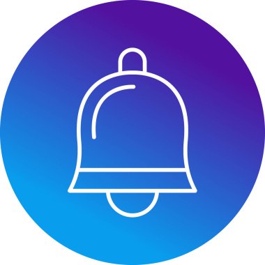 çan web simgesi, vektör çizim 