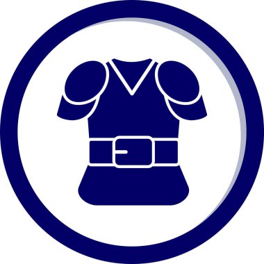 Gömlek simgesi, vektör illüstrasyonu basit tasarım