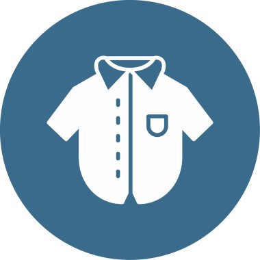 Bowling tişört simgesinin vektör illüstrasyonu 