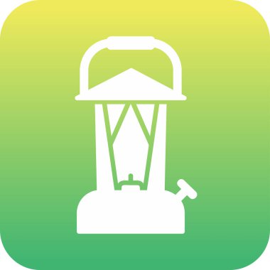 Bir fener ağ simgesinin vektör illüstrasyonu