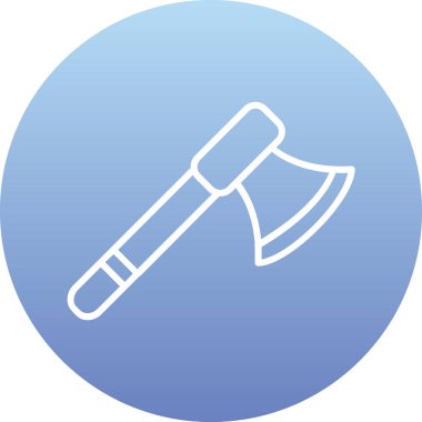 Balta ağ simgesi, vektör illüstrasyonu 