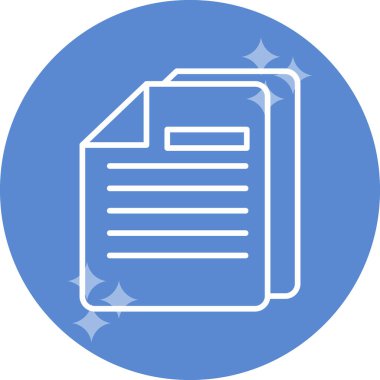 dokümanlar web simgesi vektör illüstrasyonu