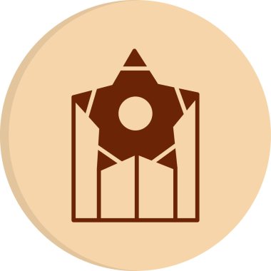 Yıldız web simge vektör çizim 