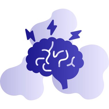 Beyin fırtınası web simgesi, vektör illüstrasyonu 