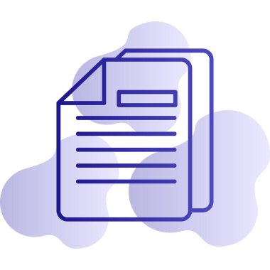 dokümanlar web simgesi vektör illüstrasyonu