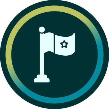 bayrak web simge vektör çizim