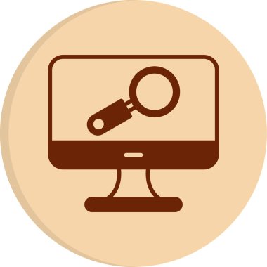 seo modern simgesinin vektör illüstrasyonu 