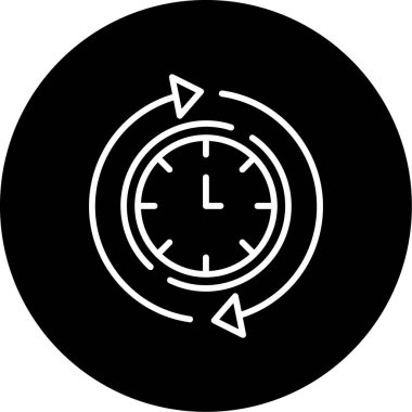 Her zamanki gibi. Web simgesi basit illüstrasyon