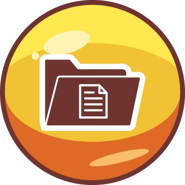 dosya dizini vektör illüstrasyonu        