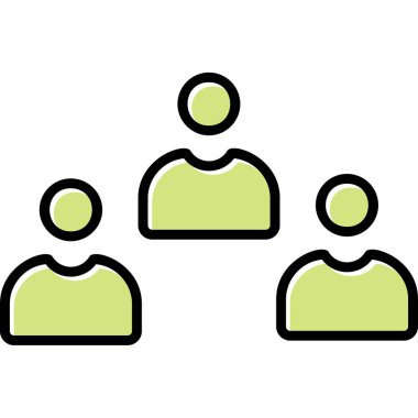 Adaylar web simgesi vektör illüstrasyonu 