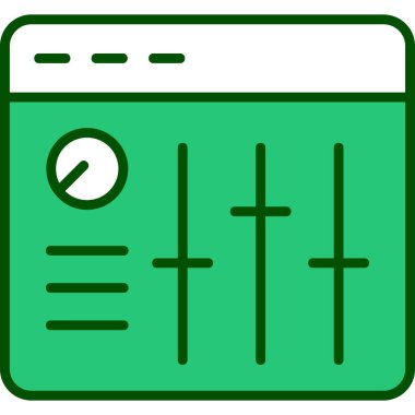 Ses Karıştırıcı vektör çizimi