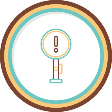 uyarı simgesi vektör illüstrasyonu